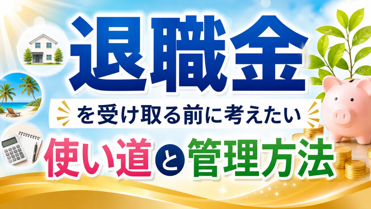 退職金の使い道を家計表と一緒に考える夫婦
