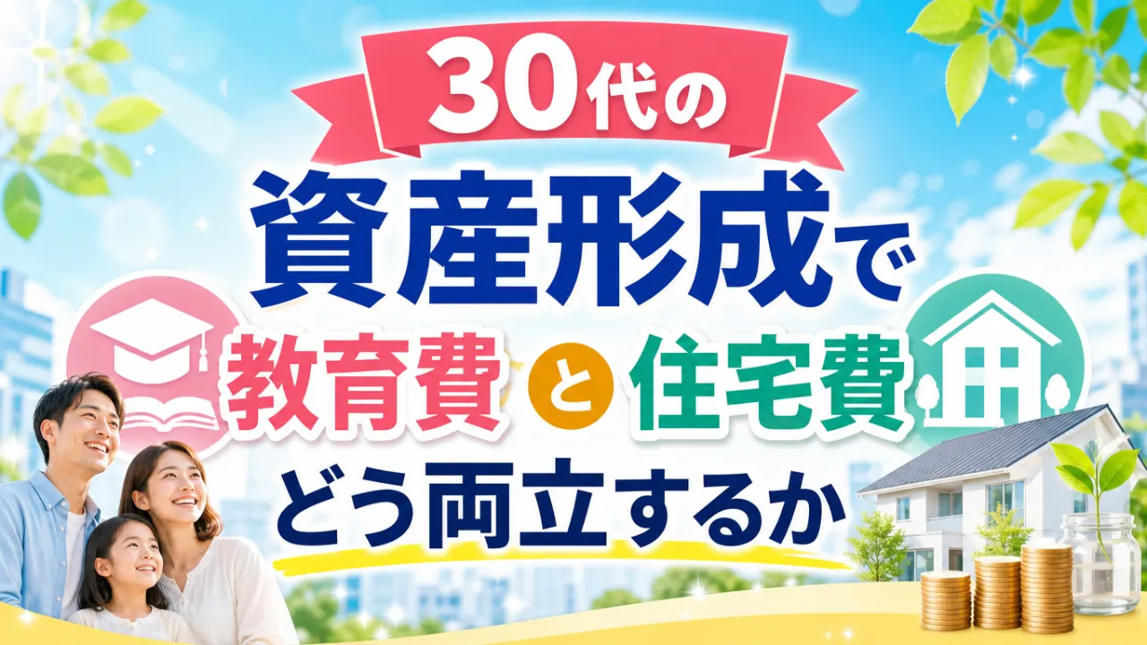 30代の教育費と住宅費と資産形成を年表で考える家族